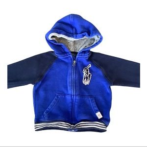 Polo Ralph Lauren Big Horse Zip Up Hoodie